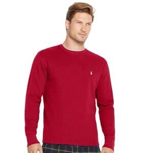 Polo Ralph Lauren Men’s Long Sleeve Thermal Shirt Red Size XL